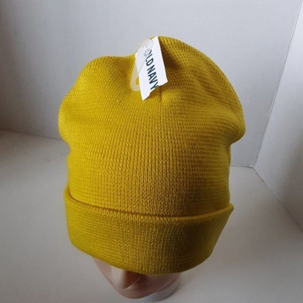 Old Navy Yellow Beanie Winter Hat